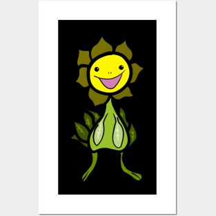 The sunflower happy power Posters and Art